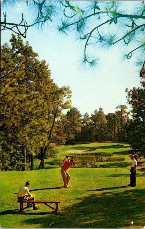 Southern Pines, NC North Carolina  PINE NEEDLES LODGE~COUNTRY CLUB Golf Postcard