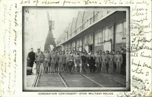 british north borneo, SABAH, Dayak Military Police, Coronation Contingent (1904)