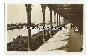 tq1102 - An Early Leisurely Stroll, along Madeira Walk, in Brighton - postcard