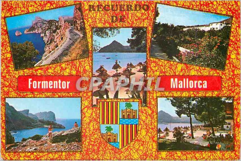 Postcard Modern Formentor Mallorca