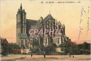 Old Postcard Le Mans Apse of the Cathedral