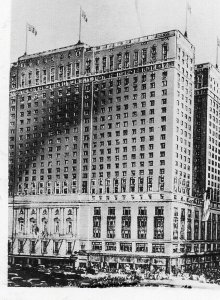 Postcard RPPC View of The Palmer House Hilton Hotel, Chicago, IL            N3