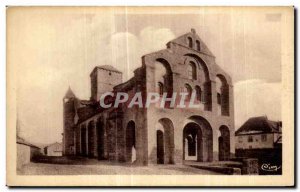 Old Postcard Chatel Mountain Romanesque church