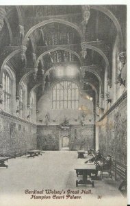 Middlesex Postcard - Cardinal Wolsey's Great Hall - Hampton Court Palace TZ3054