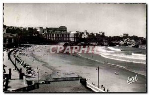 Old Postcard Biarritz The great hand Beach The Beach