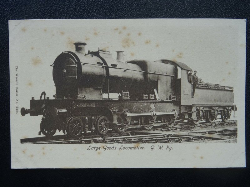 GWR Great Western Railway No.860 LARGE GOODS LOCOMOTIVE c1904 Postcard by Wrench