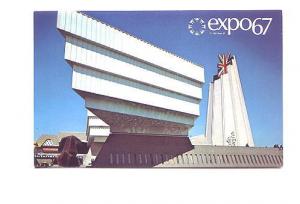 Great Britain Pavilion, Expo 67, Montreal Quebec, Offical Post Card