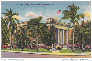 Florida Fort Myers Lee County Court House Curteich