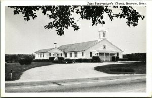 Saint Bonaventure's Church Monamet Massachusetts MA Unused UNP Vtg Postcard