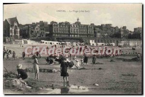 Old Postcard Onival The Beach (South Coast)