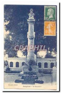 Surgeres Old Postcard Monument