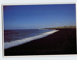 Postcard Beautiful Kamoamoa Beach Big Island Hawaii USA