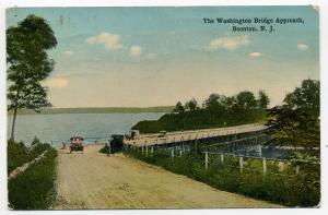 NJ The Washington Bridge Approach Boonton 1915