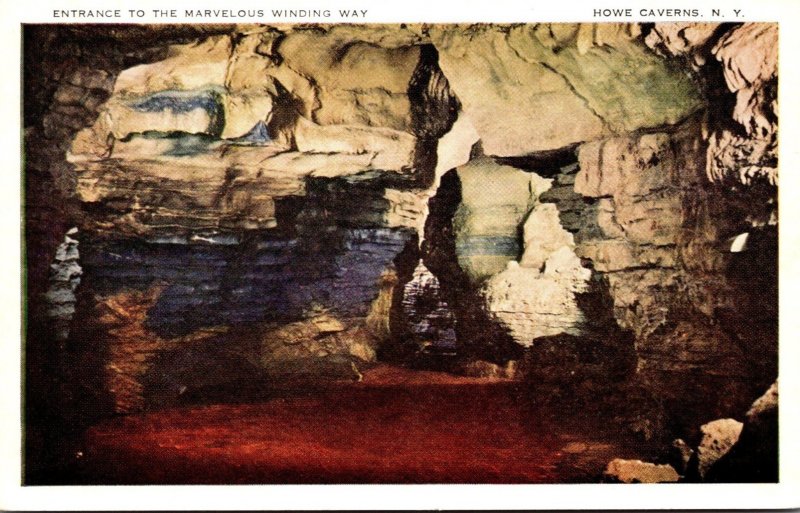 New York Howe Caverns Entrance To The Marvelous Winding Way