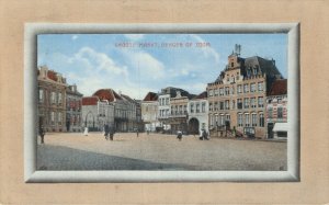 Netherlands Bergen op Zoom Grote Markt Vintage Postcard 07.52 