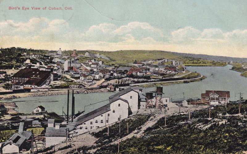 Cobalt Mine Ontario Canadian Mining Postcard