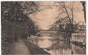 Cambridge; King's College Bridge PPC By Boots, Unposted, c 1910's 