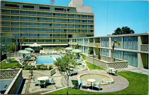 Vtg San Antonio Texas TX El Tropicano Motor Hotel Pool 1960s View Postcard