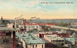 IL, Joliet, Illinois, Bird's Eye View Of City, Looking North, Curteich No A13699