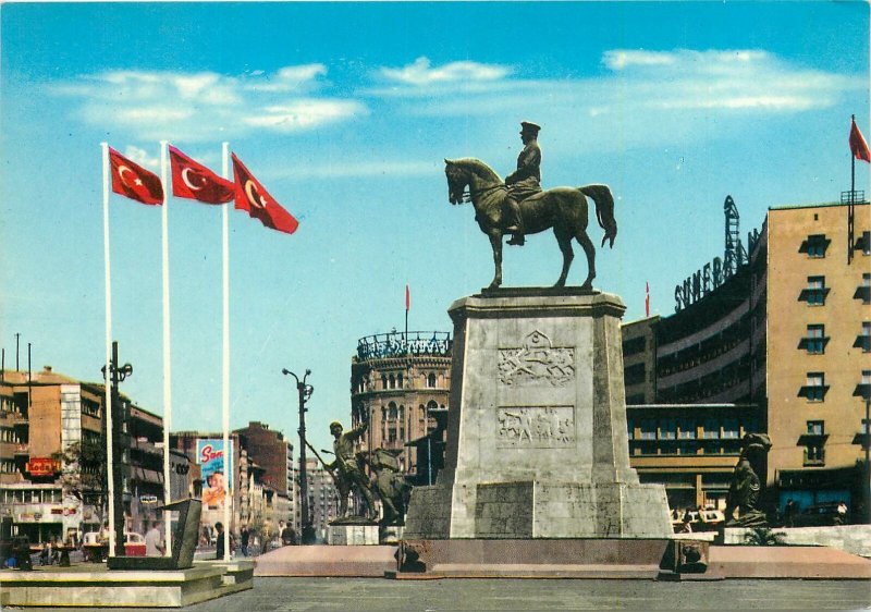 Turkey Postcard Ankara panorama Ataturk monument