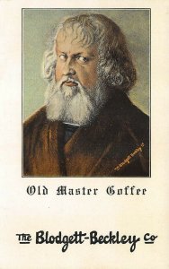 Toledo OH The Blodgett Beckley Company Old Master Coffee Linen Postcard