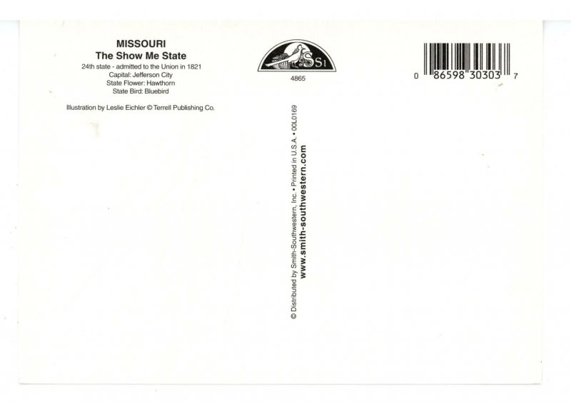 MO - Missouri Map & Highlights   (continental size)