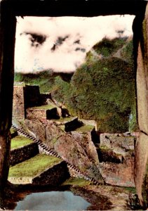 Peru Machu Picchu Detail Of The Ruins