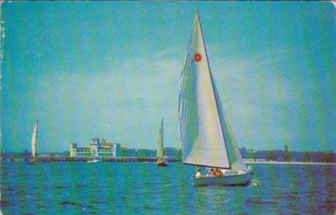 Florida St Petersburg Havana Sailboat Races Showing Pimpernel With Million Do...