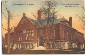 Fayerweather Hall of Science EVANSTON, IL Northwestern University 1921 Postcard