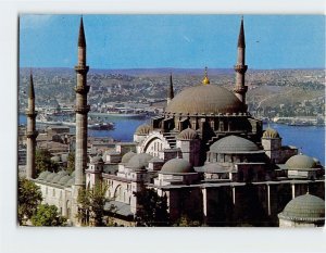 Postcard Süleymaniye Camii ve Haliç Istanbul Turkey