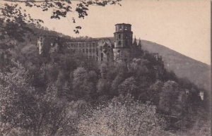 Germany Heidelberg Das Schloss von der Terrasse gesehen