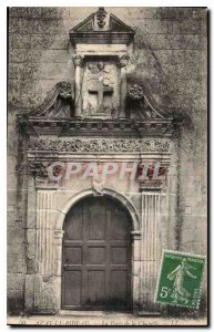 Old Postcard Azay le Rideau Gate Chapel