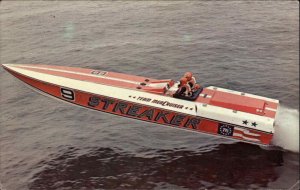 Speed Boat Speedboat Team MerCruiser Streaker Fort Lauderdale FL Postcard