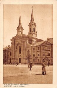 B051 Poland 1929 Warszawa Warsaw Military Church vintage postcard