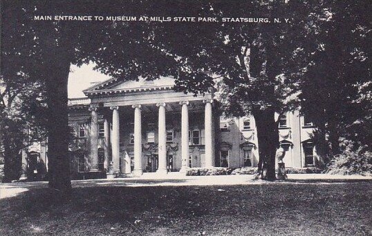 New York Staatsburg Main Entrance To Museum At Mills State Park Artvue