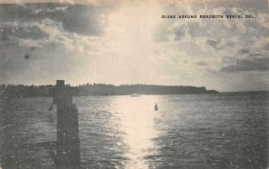 SCENE AROUND  REHOBOTH BEACH DELAWARE POSTCARD (c. 1930s) &&
