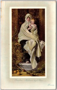 Barabino - Madonna degli Ulivi Mother and Child Portrait Postcard