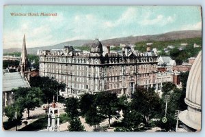 Montreal Quebec Canada Postacard Windser Hotel c1910 Unposted Antique