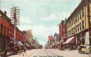 MT, Butte, Montana, Park Street, Gray News No. 1557