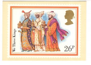 We Three Kings, Christmas Stamp Postcard, 26P England