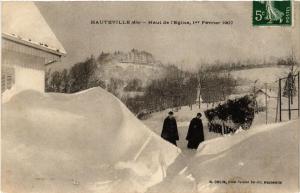 CPA AK HAUTEVILLE Haut de l' Église 1er Février 1907 (485983)