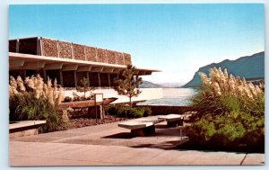 WANAPUM DAM, Grant County Washington ~ TOUR CENTER c1960s  WA Postcard