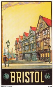 GWR & LMS Railroad Poster art , 40-50s ; BRISTOL