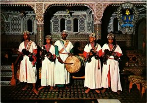 CPM AK Tanger- Armoiries de la ville&Spectacle du Marocco Palace MAROC (880794)