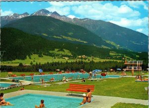 Oberdrauburg, Carinthia Austria  SWIMMING POOL  Kids~Wading Pool  4X6 Postcard