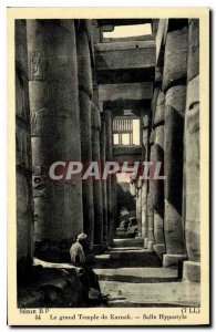 Postcard Ancient Egypt Egypt Great Temple of Karnak Hypostyle