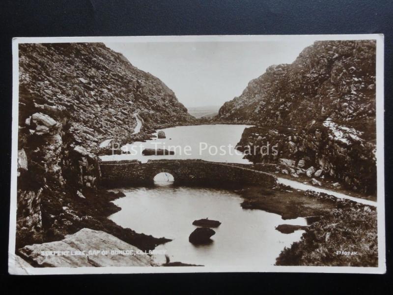 Ireland: Co. Kerry KILLARNEY Serpent Lake, Gap of Dunloe c1936 - Old RP Postcard