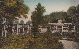 Postcard Long Trail Lodge Sherburne Pass Rutland Vermont VT