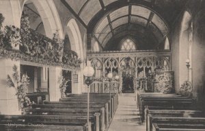 Devon Postcard - Interior of Uplyme Church  RS22547