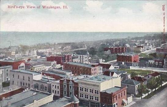 Illinois Waukegan Birds Eye View